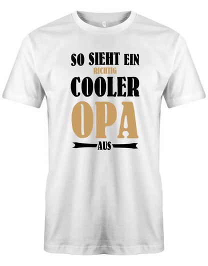 So sieht ein richtig cooler Opa aus - Herren T-Shirt