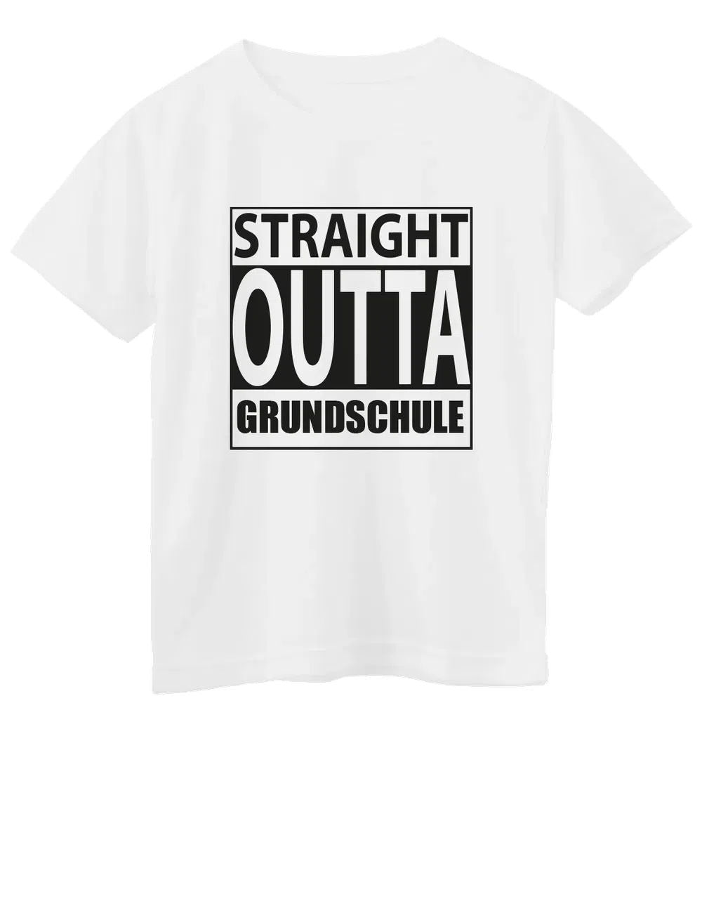 Straight Outta Grundschule Schulabgänger weiss