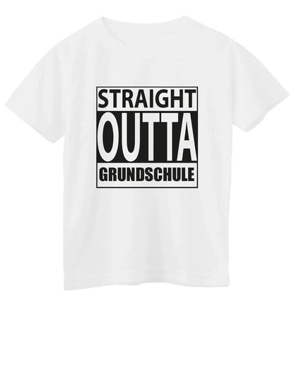 Straight Outta Grundschule Schulabgänger weiss
