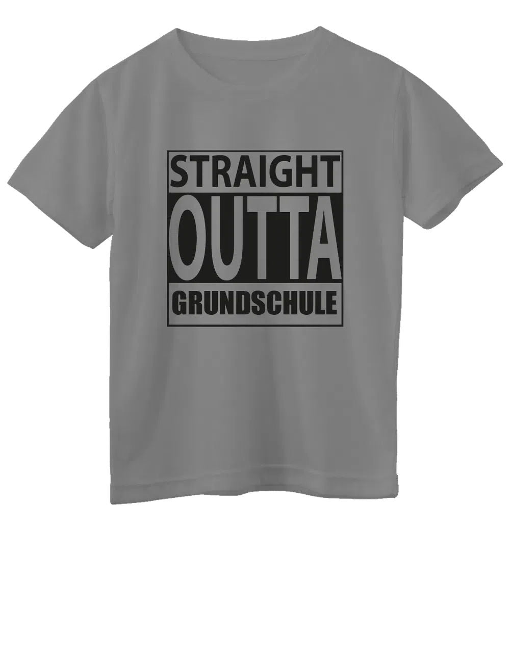 Straight Outta Grundschule Schulabgänger grau