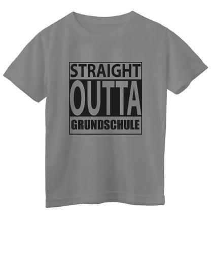 Straight Outta Grundschule Schulabgänger grau