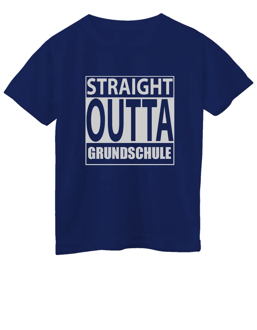Straight Outta Grundschule Schulabgänger royalblau