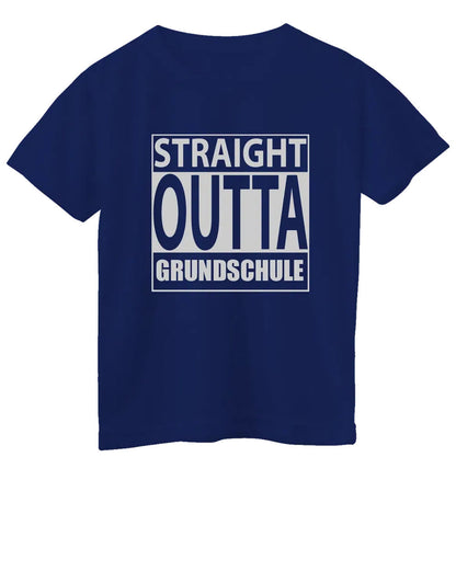 Straight Outta Grundschule Schulabgänger royalblau