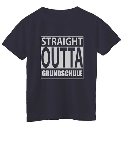 Straight Outta Grundschule Schulabgänger navy