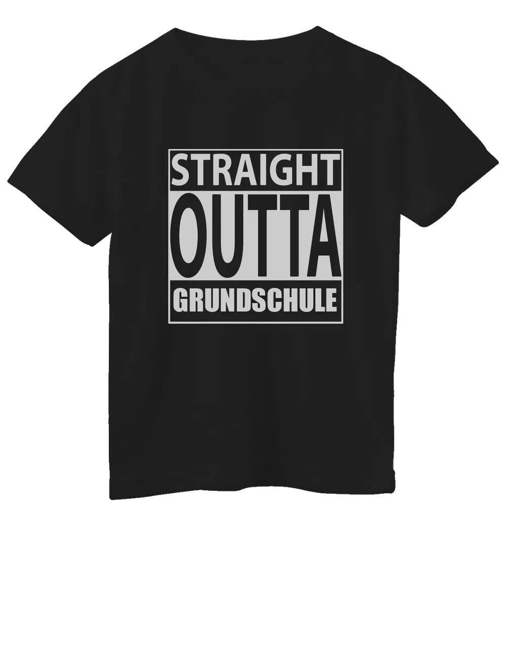 Straight Outta Grundschule Schulabgänger schwarz