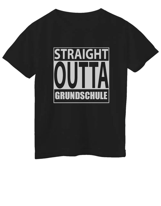 Straight Outta Grundschule Schulabgänger schwarz