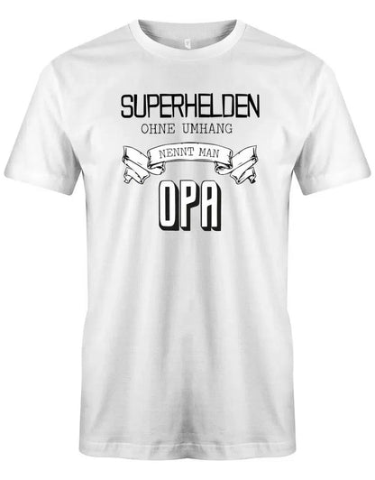 Superhelden ohne Umhang nennt man Opa - Herren T-Shirt