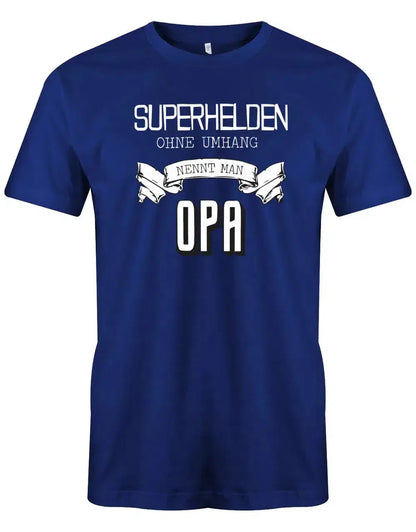 Superhelden ohne Umhang nennt man Opa - Herren T-Shirt