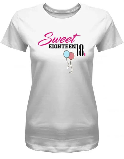 Sweet Eighteen - 18 Geburtstag Shirt Mädchen