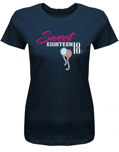 Sweet Eighteen - 18 Geburtstag Shirt Mädchen
