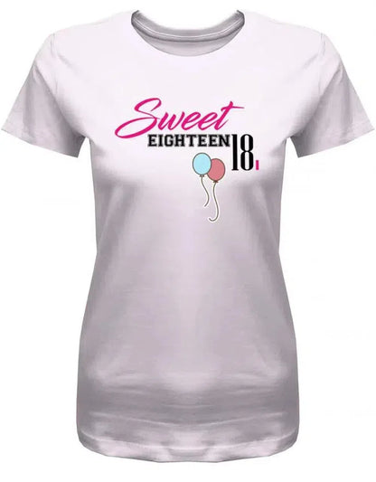 Sweet Eighteen - 18 Geburtstag Shirt Mädchen