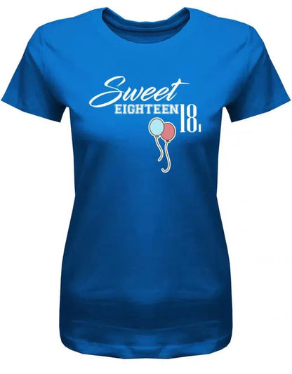 Sweet Eighteen - 18 Geburtstag Shirt Mädchen