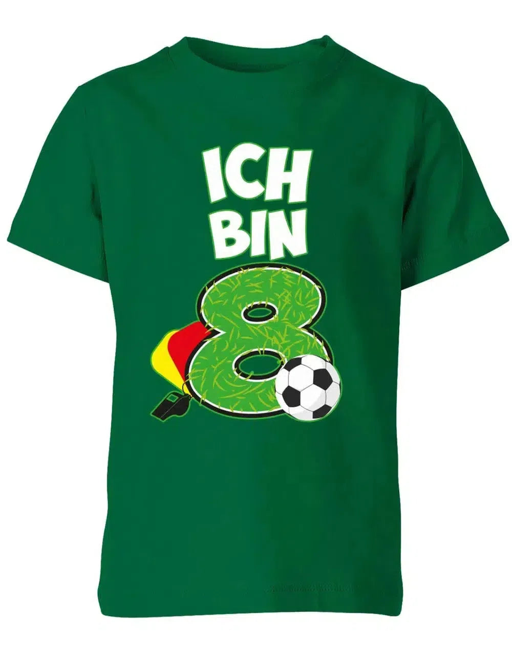 Shirtracer Kinder T-Shirt „Level 8 Freigeschaltet“ – 8. Geburtstag Motif Für Jungen, Grau Meliert, 100% Baumwolle