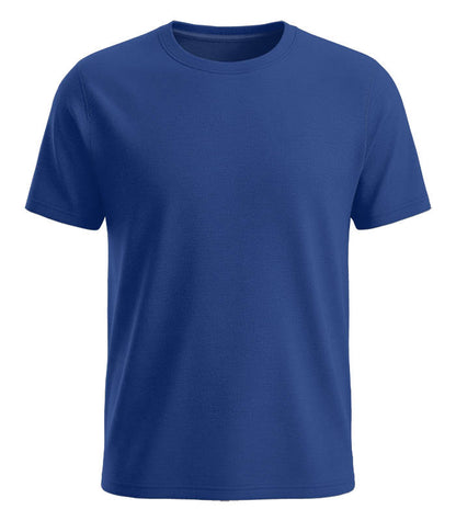 Herren T-Shirt royalblau unbedruckt Basic Shirt