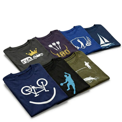T-Shirts nach Hobby mit Motiven für Sport Freizeit und Interessen