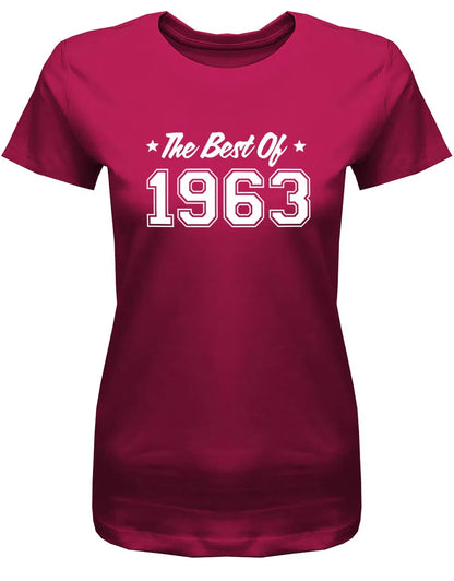 The Best of 1963 - Jahrgang 1963 Geschenk Frauen Shirt