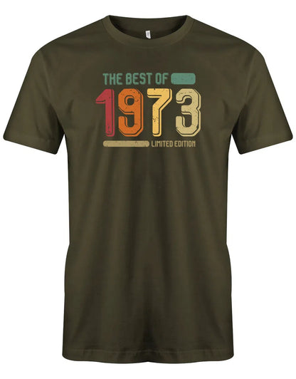 The Best of 1973 Limited Edition Vintage Retro - Jahrgang 1973 Geschenk Männer Shirt