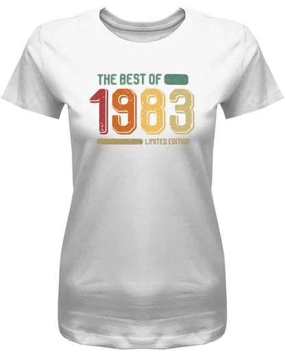 The Best of 1983 Limited Edition Retro Vintage - Jahrgang 1983 Geschenk Frauen Shirt