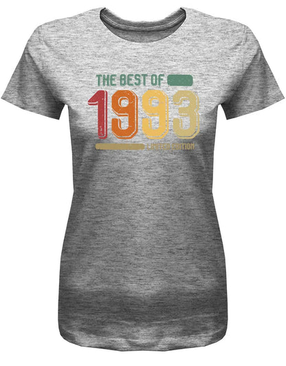 The Best of 1993 Limited Edition Retro Vintage - Jahrgang 1993 Geschenk Frauen Shirt