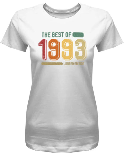 The Best of 1993 Limited Edition Retro Vintage - Jahrgang 1993 Geschenk Frauen Shirt