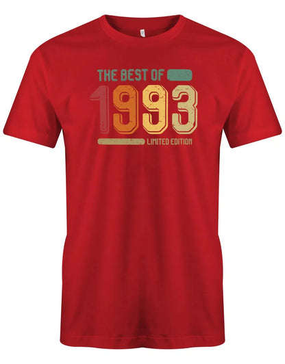 The Best of 1993 Limited Edition Vintage Retro - Jahrgang 1993 Geschenk Männer Shirt