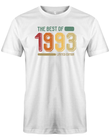 The Best of 1993 Limited Edition Vintage Retro - Jahrgang 1993 Geschenk Männer Shirt