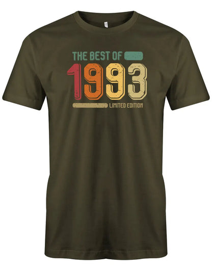 The Best of 1993 Limited Edition Vintage Retro - Jahrgang 1993 Geschenk Männer Shirt