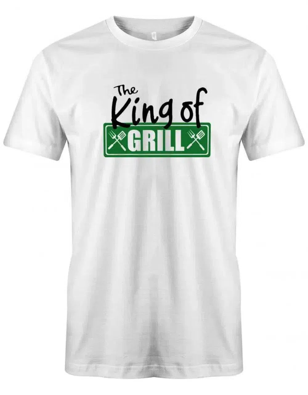 The King of Grill - Fleisch grillen Griller - Herren T-Shirt