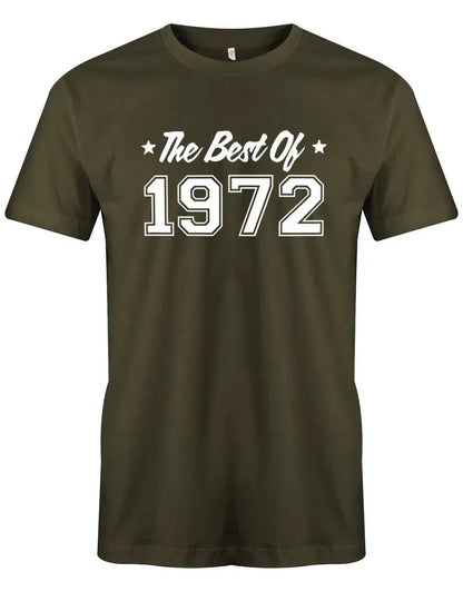 The best of 1972 Geburtstag - Jahrgang 1972 Geschenk Männer Shirt