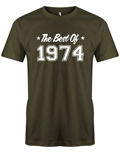 The best of 1974 Geburtstag - Jahrgang 1974 Geschenk Männer Shirt