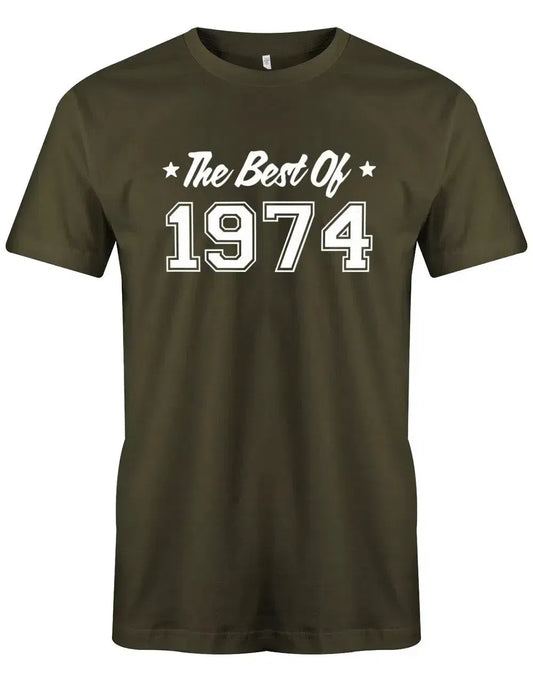 The best of 1974 Geburtstag - Jahrgang 1974 Geschenk Männer Shirt