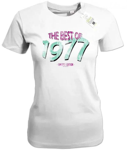 The best of 1977 - Vintage - Geburtstag - Damen T-Shirt