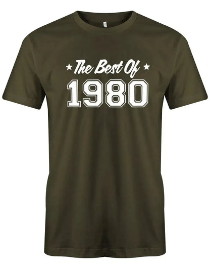 The best of 1980 Geburtstag - Jahrgang 1980 Geschenk Männer Shirt