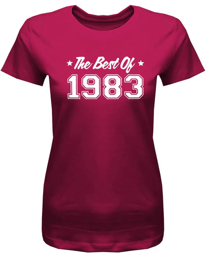 The best of 1983 Geburtstag - Jahrgang 1983 Geschenk Frauen Shirt