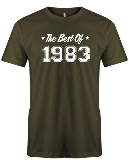 The best of 1983 Geburtstag - Jahrgang 1983 Geschenk Männer Shirt