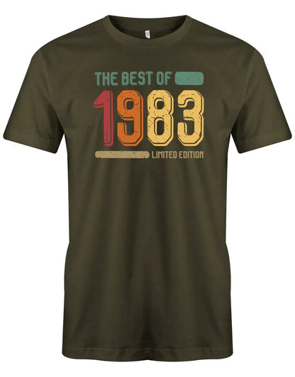 The best of 1983 Limited Edition Vintage TShirt - T-Shirt 40 Geburtstag Männer