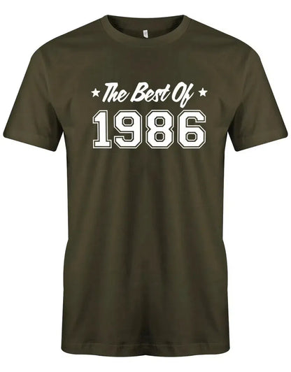 The best of 1986 Geburtstag - Jahrgang 1986 Geschenk Männer Shirt