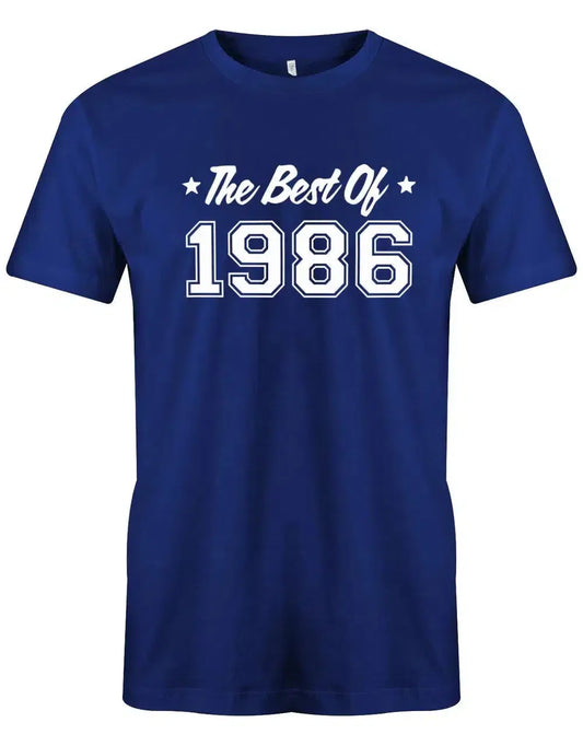 The best of 1986 Geburtstag - Jahrgang 1986 Geschenk Männer Shirt