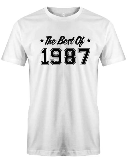 The best of 1987 Geburtstag - Jahrgang 1987 Geschenk Männer Shirt