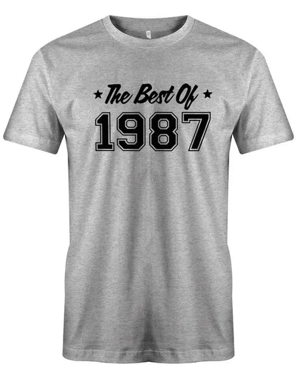 The best of 1987 Geburtstag - Jahrgang 1987 Geschenk Männer Shirt