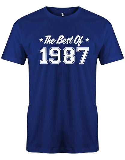The best of 1987 Geburtstag - Jahrgang 1987 Geschenk Männer Shirt