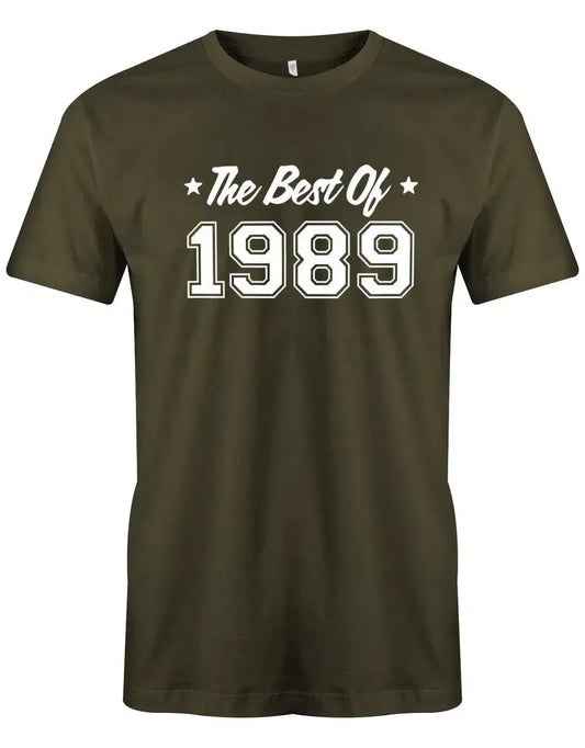 The best of 1989 Geburtstag - Jahrgang 1989 Geschenk Männer Shirt