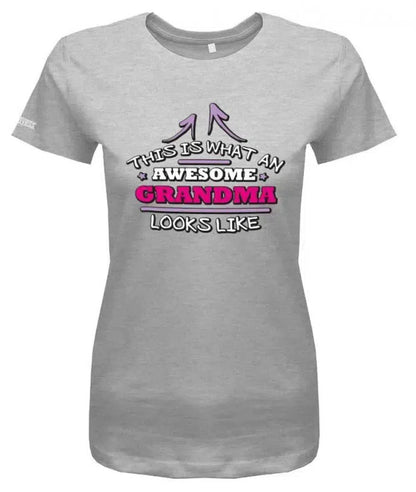 This is what an awesome Grandma looks like - Damen T-Shirt