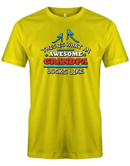 This is what an awesome Grandpa looks like - Herren T-Shirt