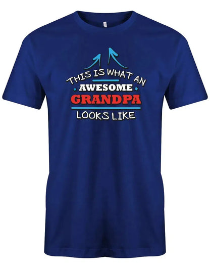 This is what an awesome Grandpa looks like - Herren T-Shirt