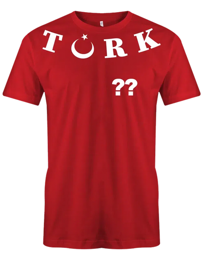 Türk mit Wunschzahl - EM WM - Türkei - Herren Tshirt