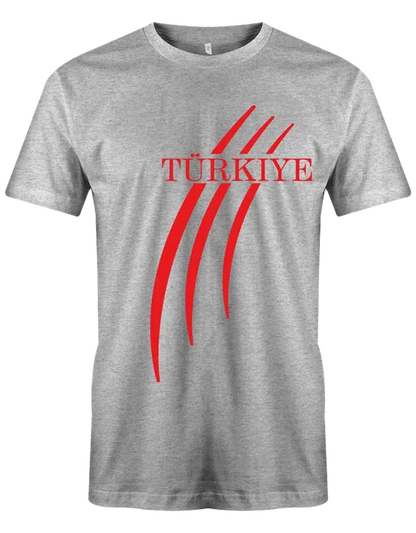 Türkiye mit drei streifen - EM WM - Türkei - Herren Tshirt