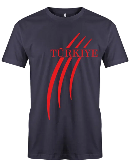 Türkiye mit drei streifen - EM WM - Türkei - Herren Tshirt