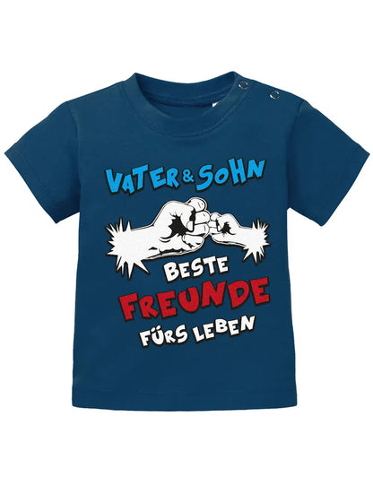 Vater und Sohn - Beste Freunde fürs Leben - Comic - Baby T Shirt