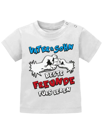 Vater und Sohn - Beste Freunde fürs Leben - Comic - Baby T Shirt